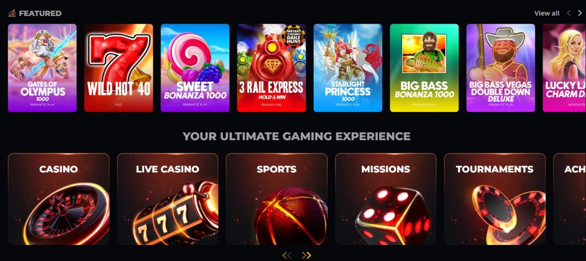 Játékkínálat és Élő Osztós Játékok Bemutatása